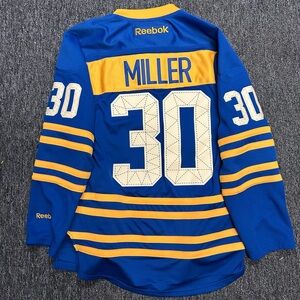 Men’s Reebok Ryan Killer Buffalo Sabres Anniversary Jersey Blue Sz Medium